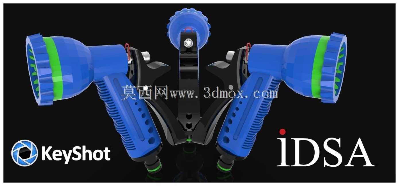 用于IDSA KEYSHOT渲染挑战的喷水枪