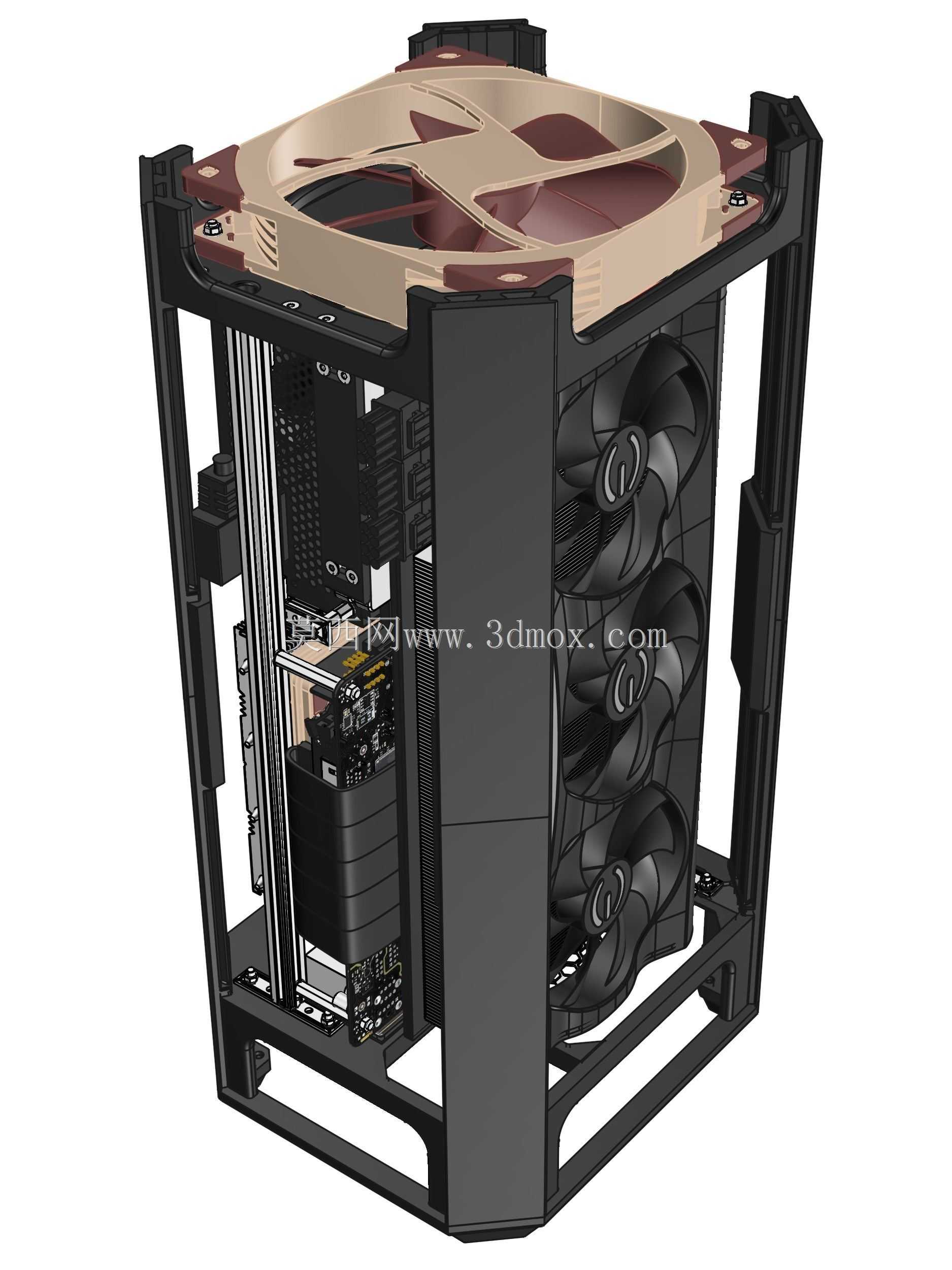 EC1项目-3D打印SFFPC ITX箱