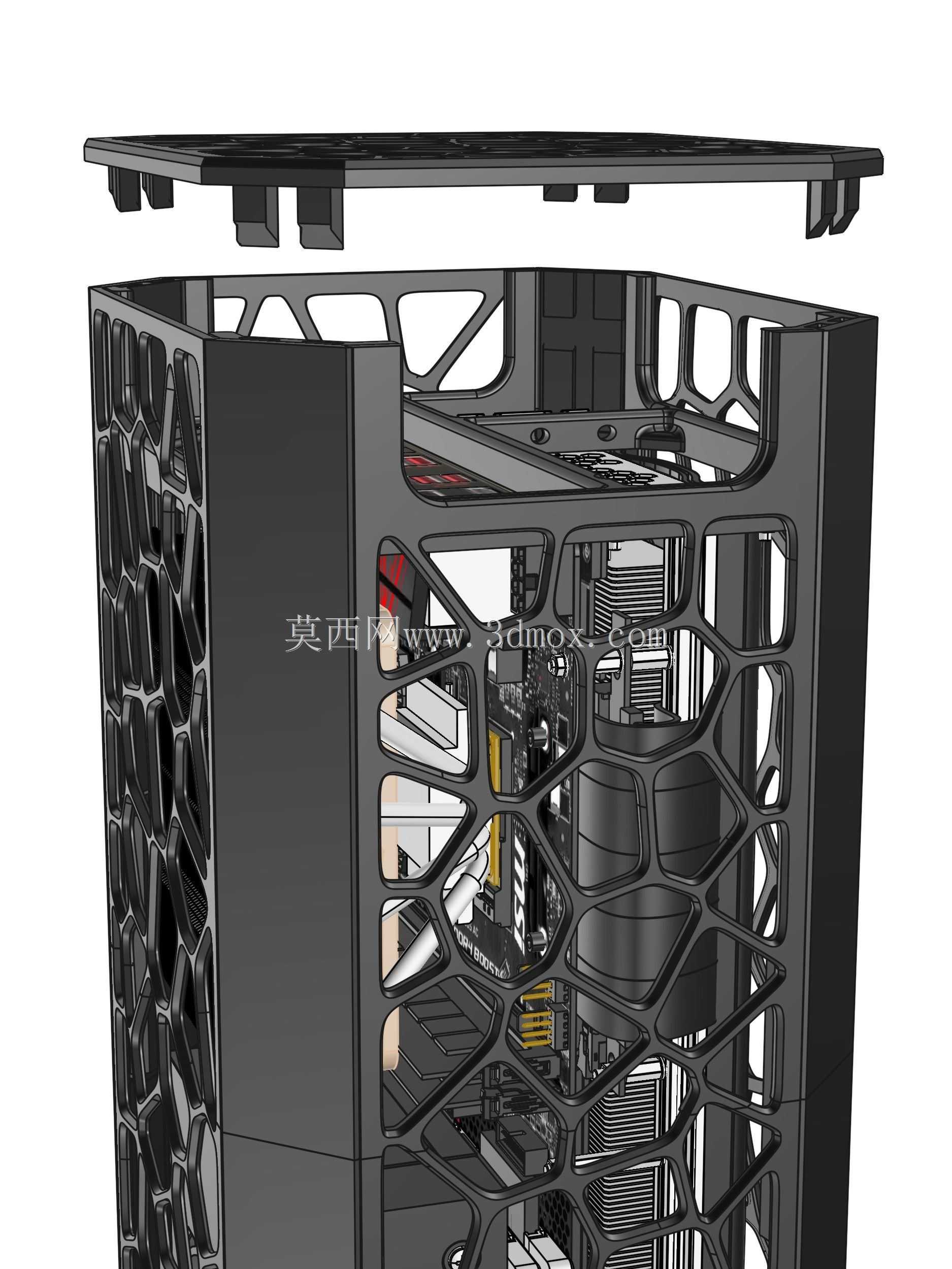 EC1项目-3D打印SFFPC ITX箱