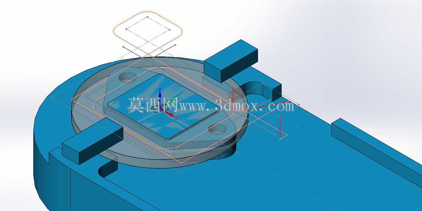 SolidWorks 2012/Solidcam 2012ͨ���˶�������2.5D�����ϵ�Ӧ��