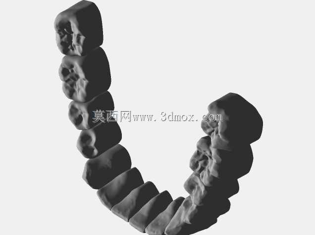 IDDA Adam Nulty Tooth Library Mean 01用于Meshmixer