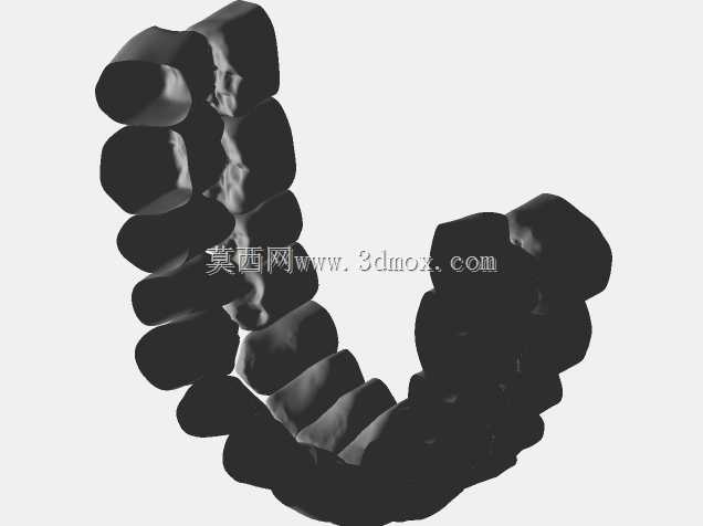 IDDA Adam Nulty Tooth Library Mean 01用于Meshmixer