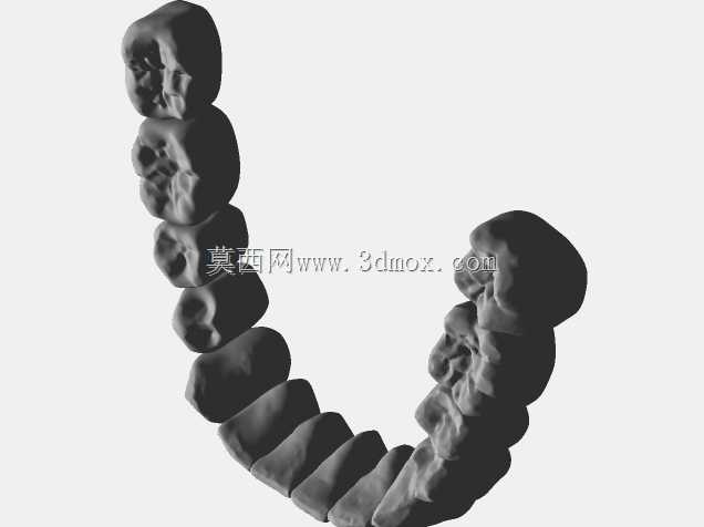 IDDA Adam Nulty Tooth Library Mean 01用于Meshmixer