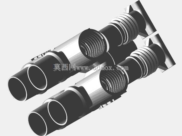 四联呼吸器/呼吸机管道分离器Rev5\u0026小型平台