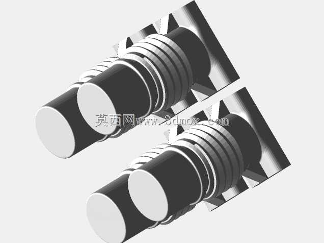 四联呼吸器/呼吸机管道分离器Rev5\u0026小型平台