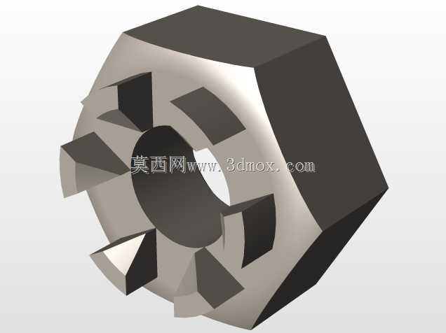 UN0240槽形螺母(UNC螺纹)