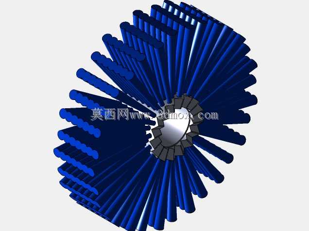 ?75mm内径之字形联锁模块气缸刷