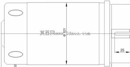 5.65 N/cm负载下500W 24v 1800rpm