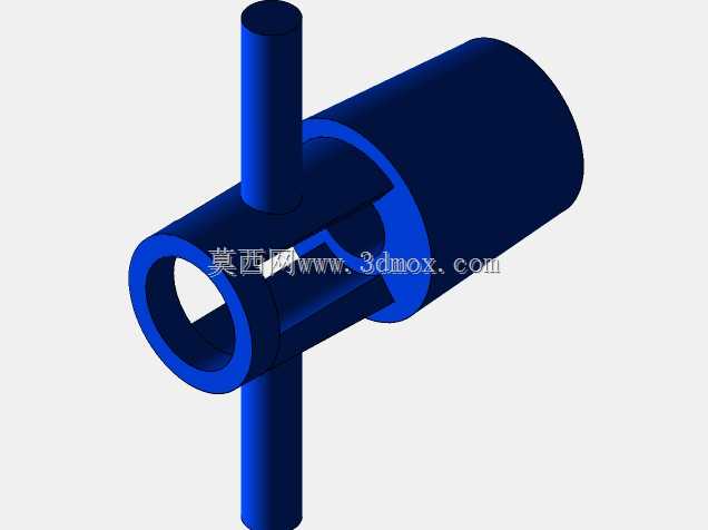 通过烟斗吸烟的接头适配器。3D可打印。
