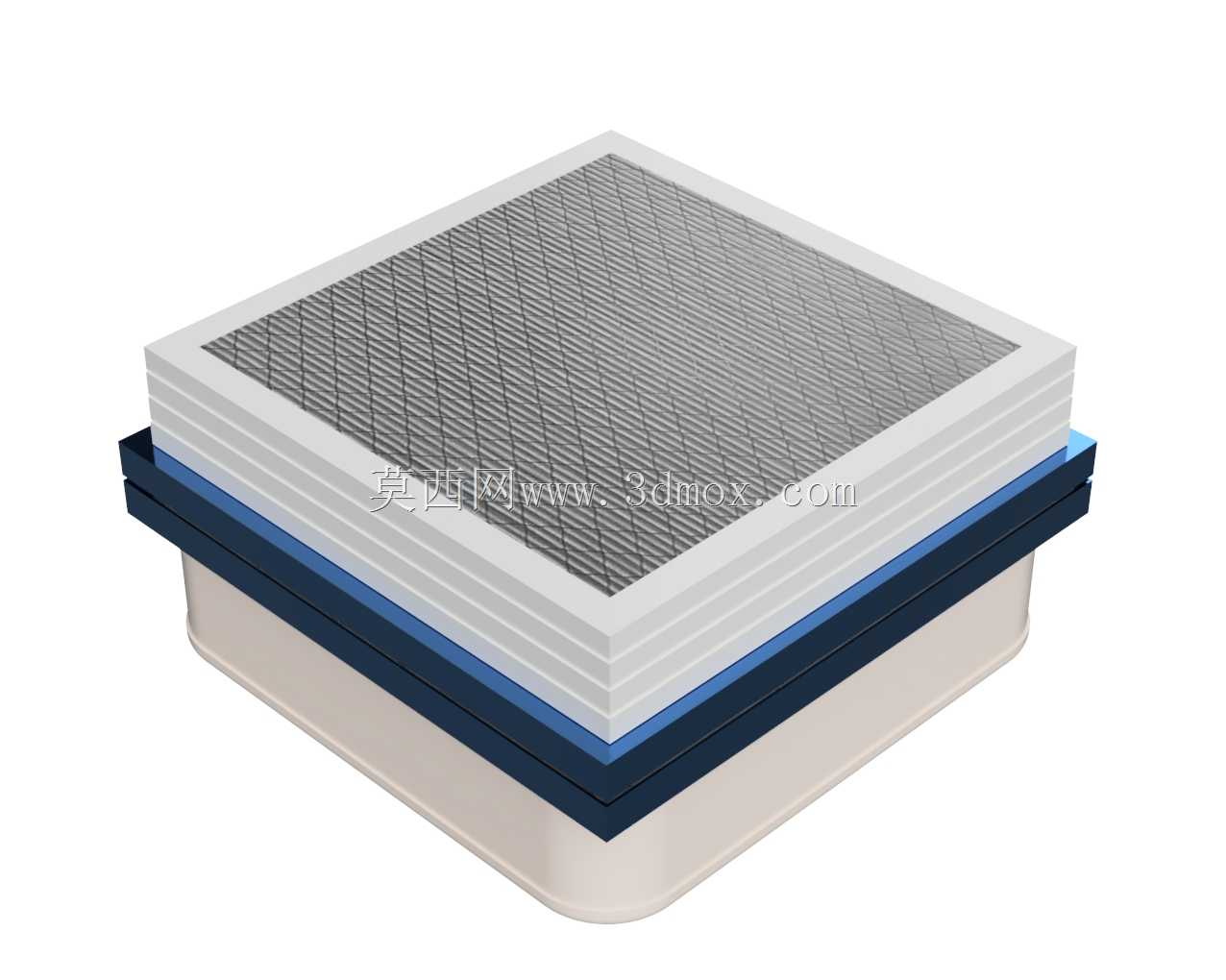 DIY Corsi Rosenthal过滤箱U形通道和等角框架20x20英寸