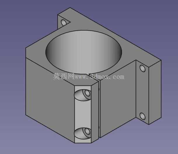 主轴电机安装支架夹具CNC 65mm