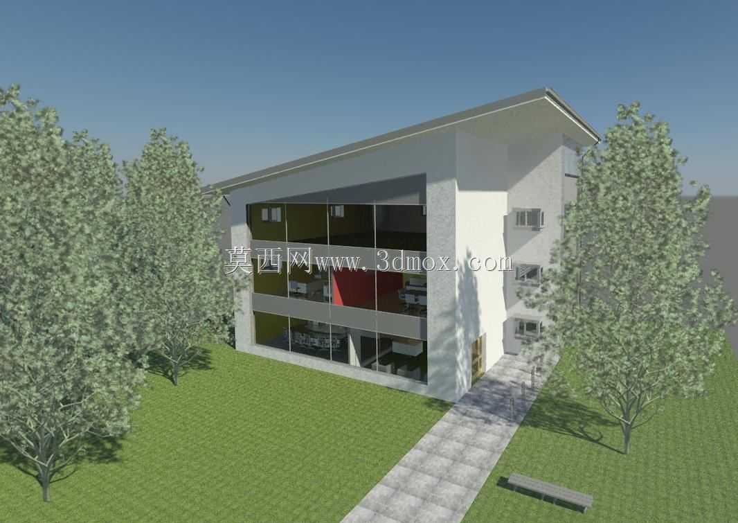 使用Autodesk Revit 2014渲染项目