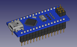 Arduino Nano����Բ�β���/����ͷ