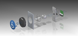 Schlage 625-BL-H-DP��ť
