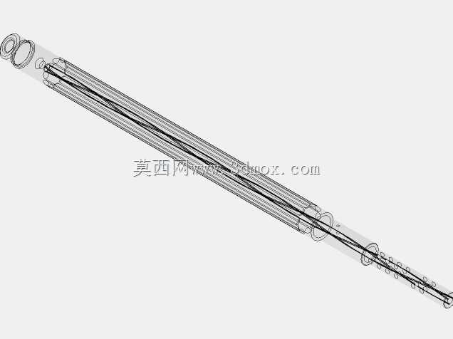 带集成抑制器的18英寸公牛筒