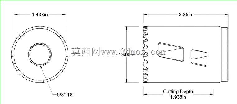1-9/16“孔锯