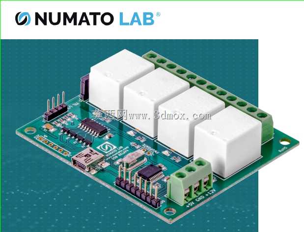 Numato 4通道USB中继模块