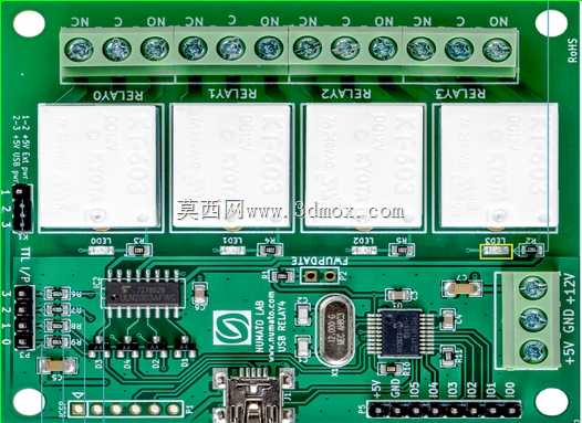 Numato 4通道USB中继模块