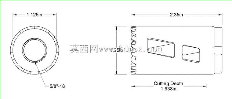 1-1/4“孔锯