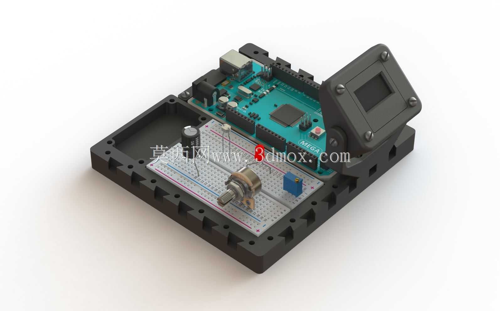 Arduino试验板OLED支架