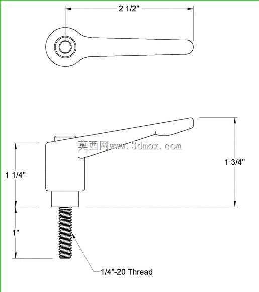 1/4-20 X 1Ӣ��ɵ��ֱ�