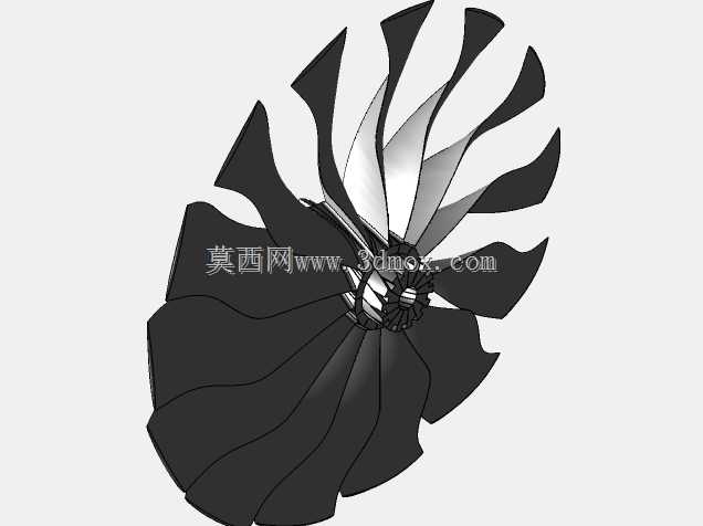 涡轮风扇/管道风扇叶片组