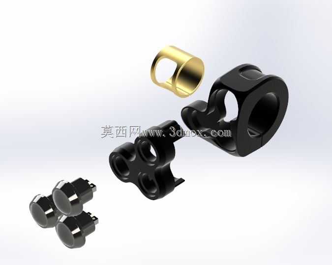Motogadget mo.右侧开关3按钮