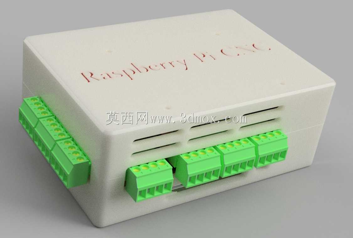 Raspberry Pi V4/Protoneer CNC帽子外壳