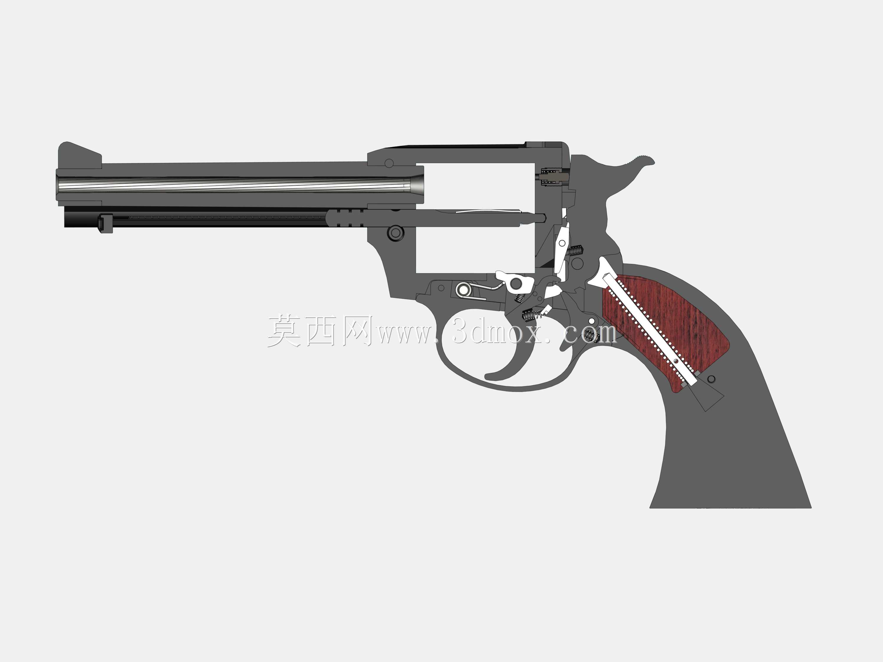 Rohm 63型22LR左轮手枪支柱