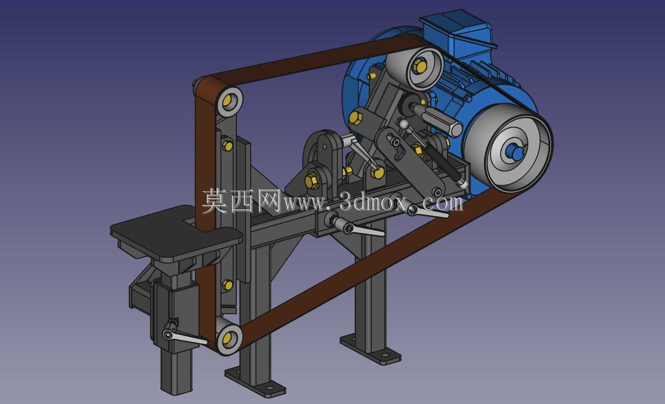 72x2in带多支架/工具的带式磨床