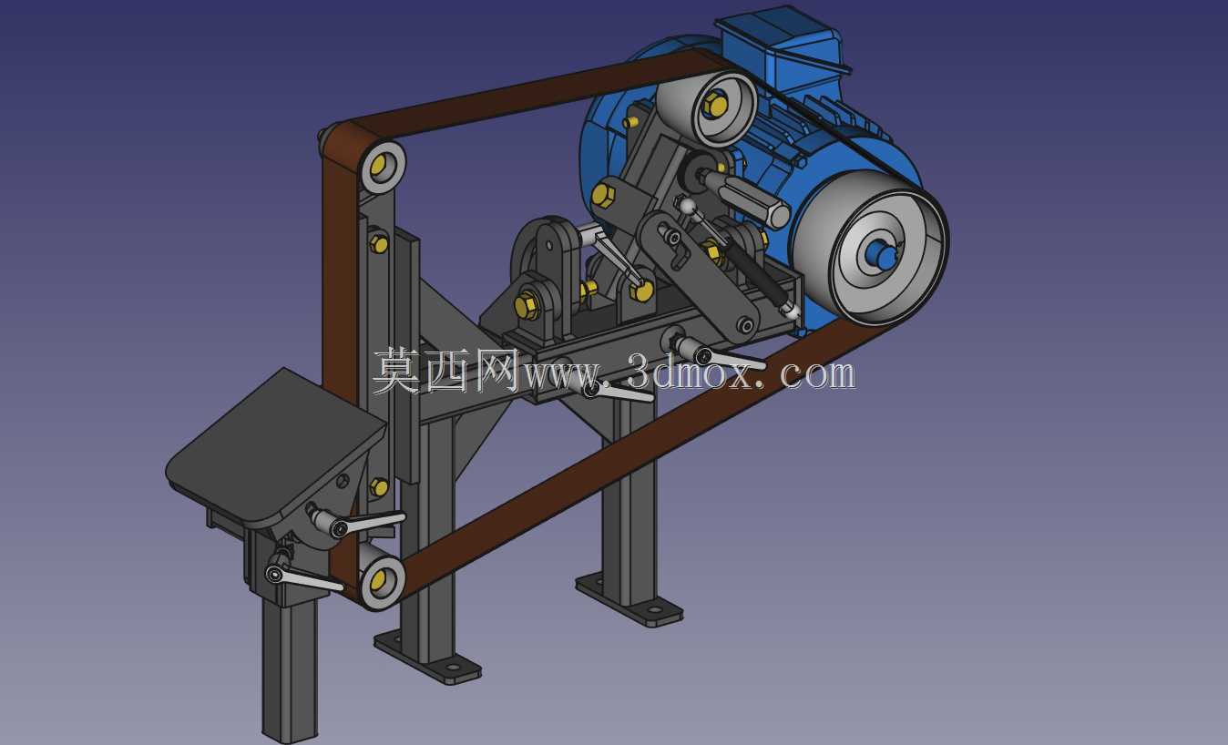 72x2in带多支架/工具的带式磨床