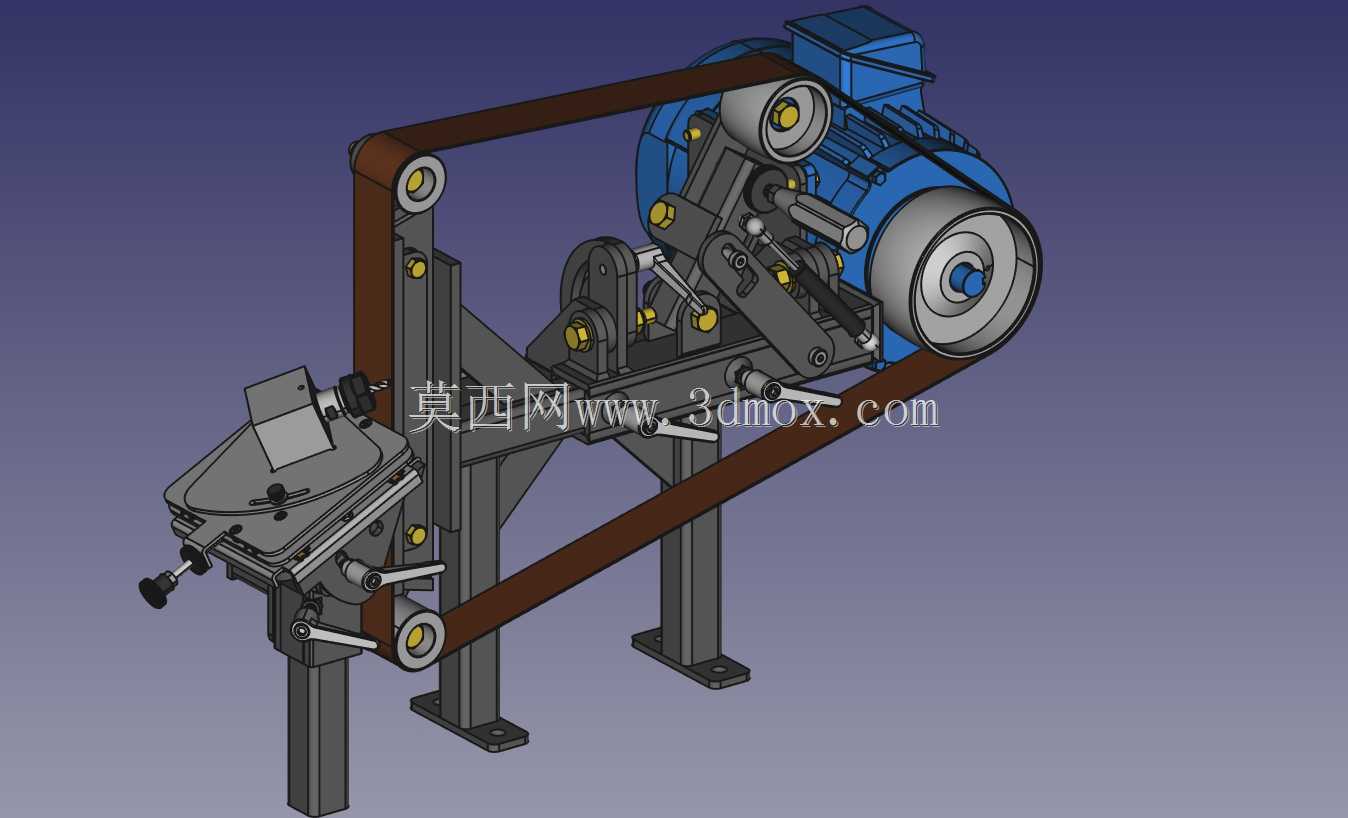 72x2in带多支架/工具的带式磨床