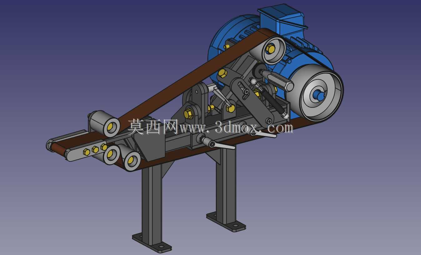 72x2in带多支架/工具的带式磨床