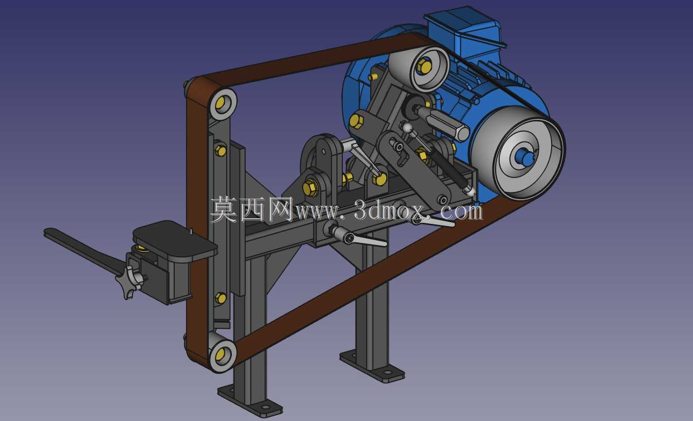 72x2in带多支架/工具的带式磨床