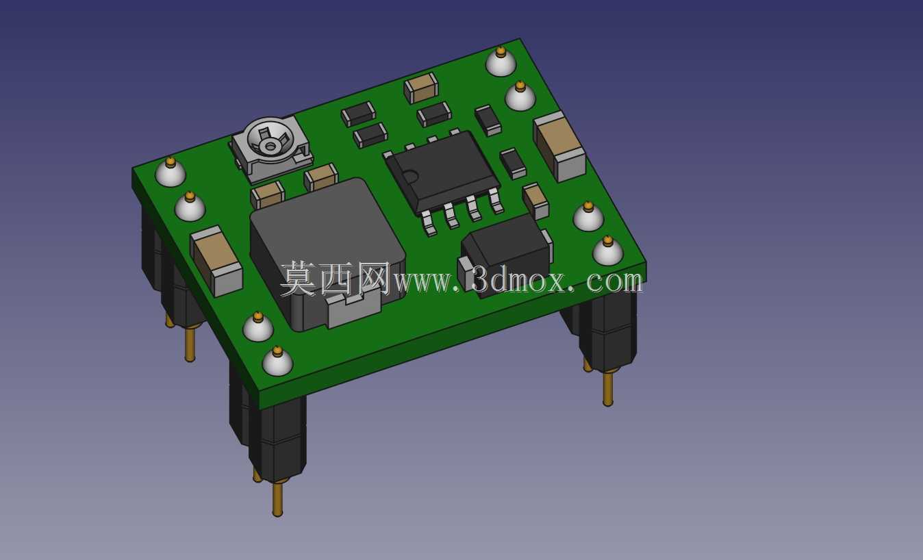 MP1584EN DC-DC可调Buck变换器,带圆形引脚/插座头