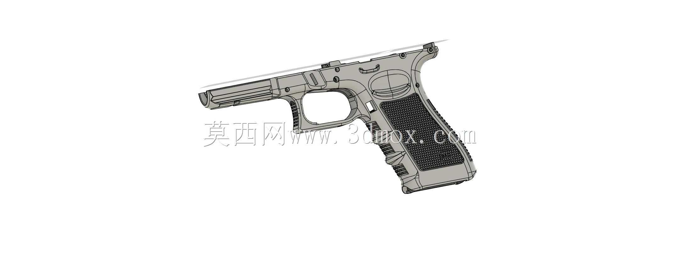 Glock 17滚花把手-请勿用于商业用途