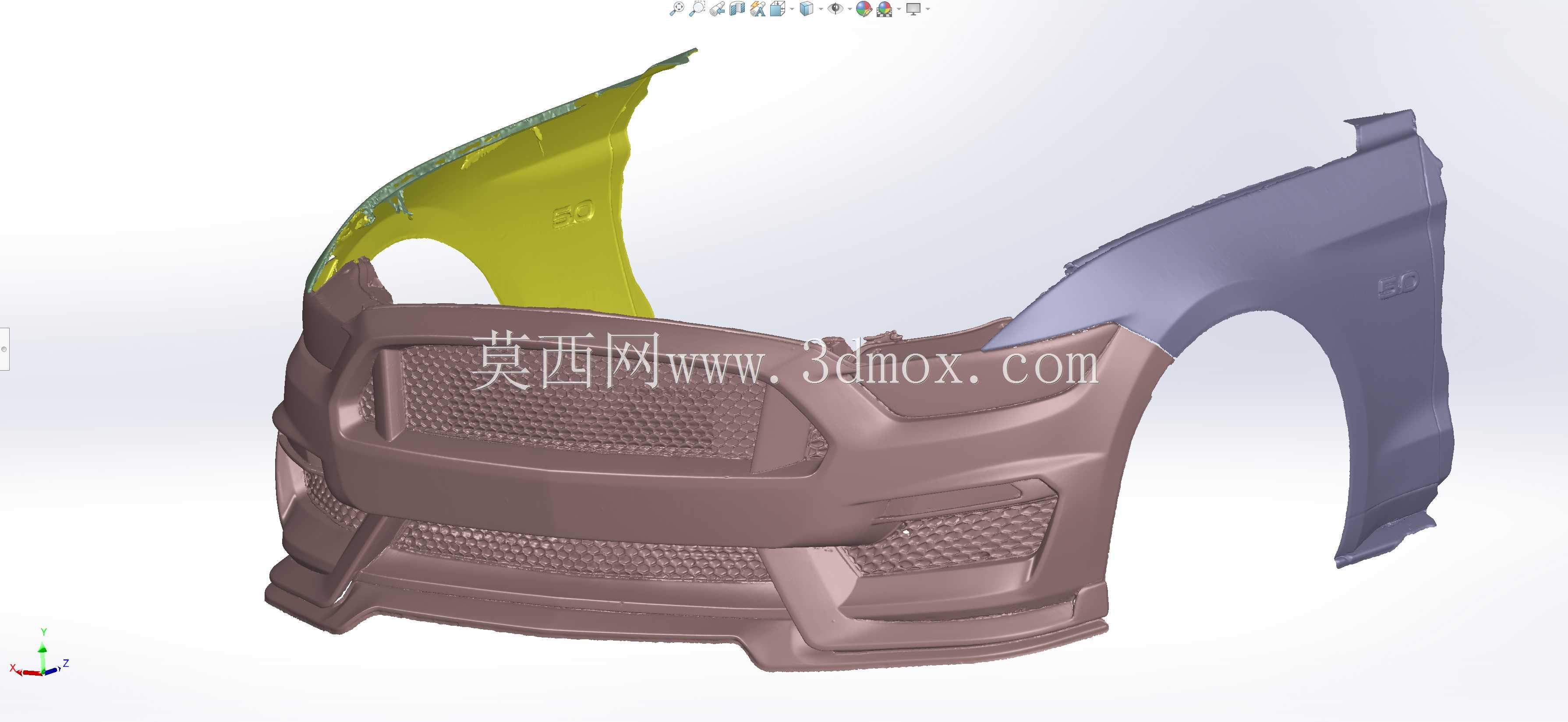����Ұ��S550ǰ��3Dɨ��