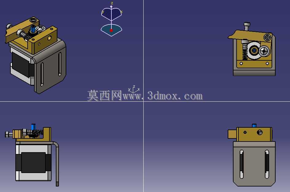 MK8挤出机,无热端/带career