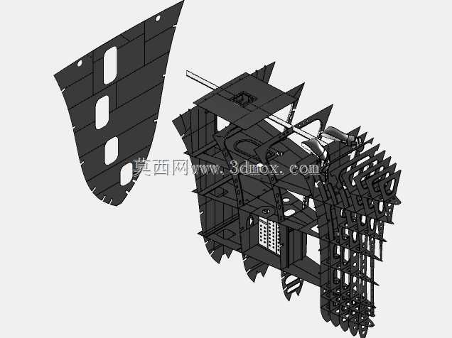弗莱彻级驱逐舰船首(WIP)