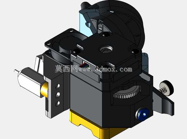 带PrinterMods支架的Ender 3 BMG/E3D热端组件