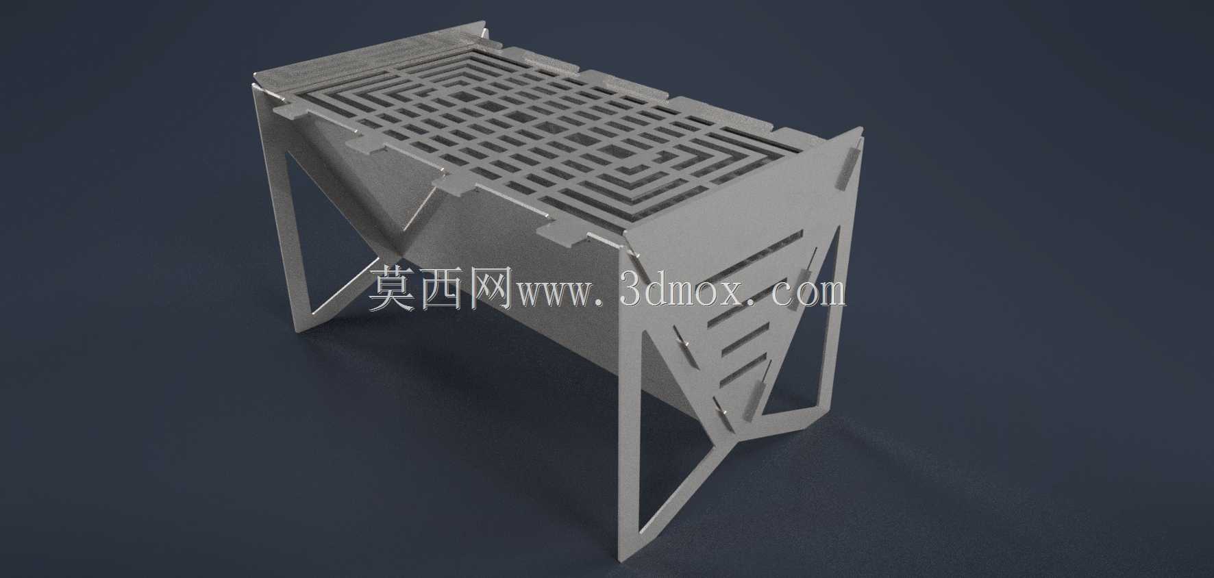 24x14便携式火坑/格栅组件