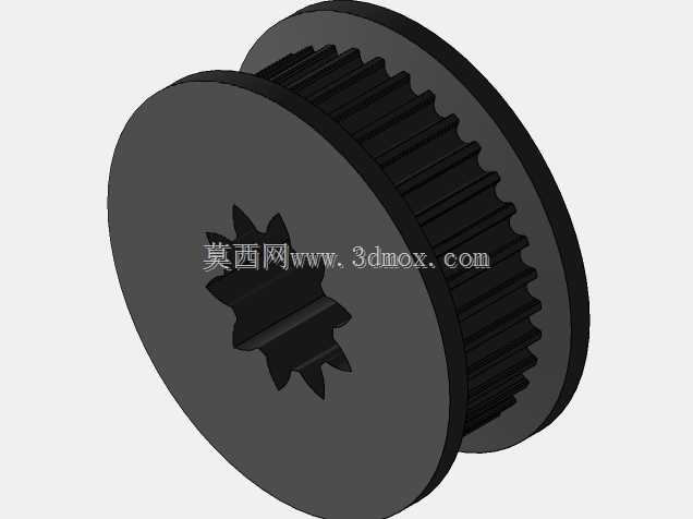 36t 3mm皮带轮-10t 20DP VEX齿轮孔