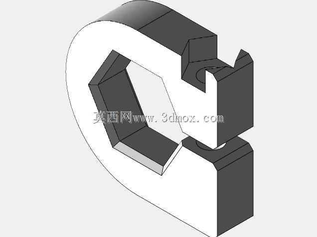 500六角轴环3D可打印
