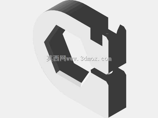 500六角轴环3D可打印