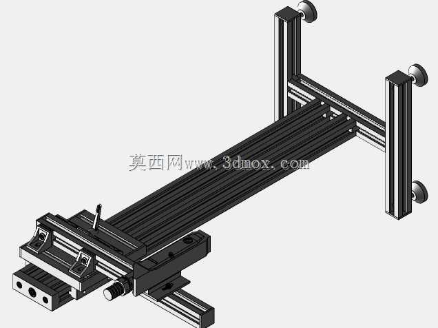 带ZX手动锁定手柄的打印机支架组件