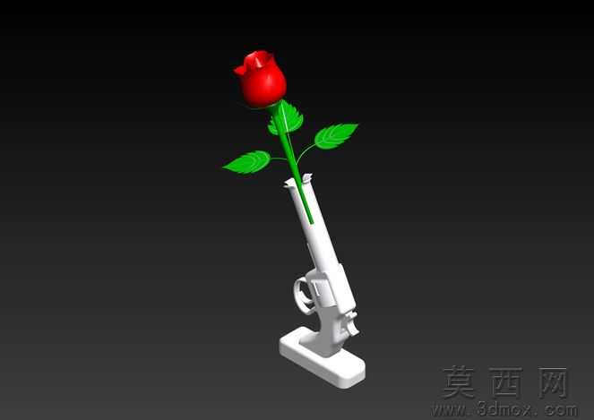 花瓶、3D打印事件挑战的好手枪形状第2版