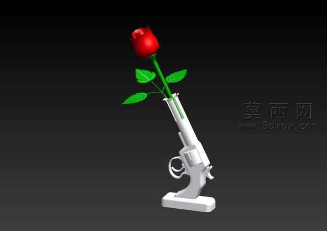 花瓶、3D打印事件挑战的好手枪形状第2版