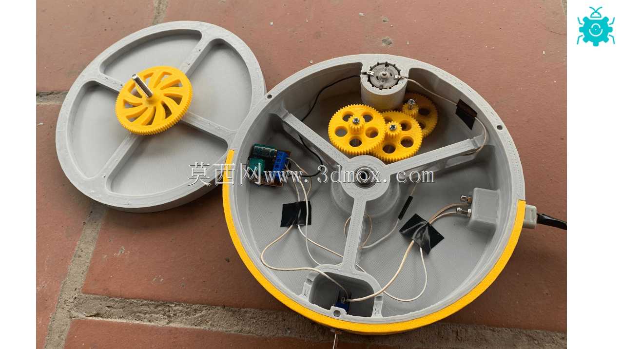 DIY 360°电动旋转转台/3D打印