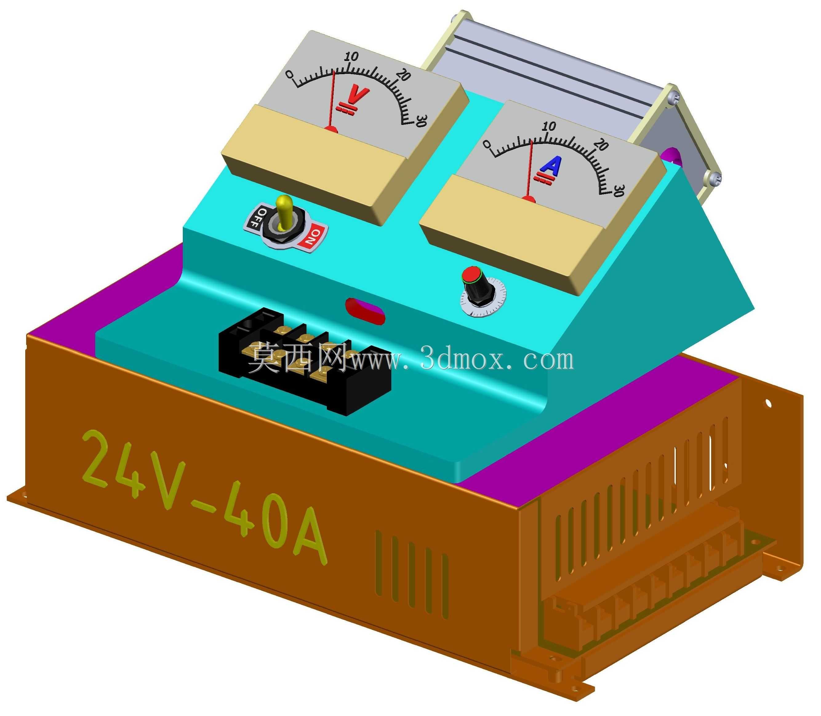 Combo\u Power\u 24V-40A\u DCmeter
