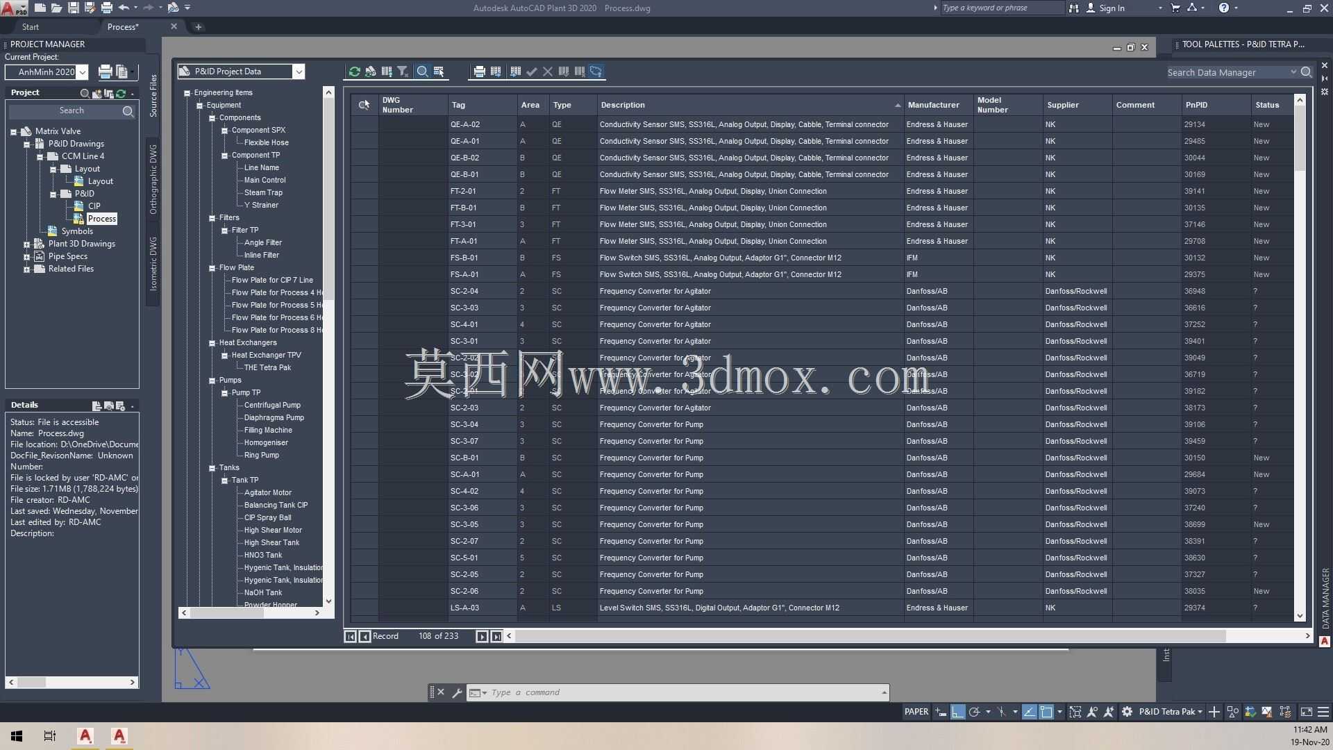 PID\u0026卫生标准的3D符号库